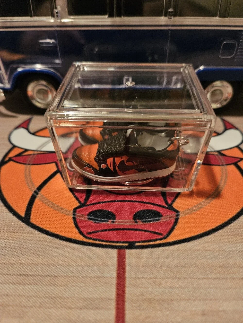 Pair of Mini sneaker keychain.